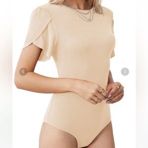 Petal Short Sleeve Body Suit